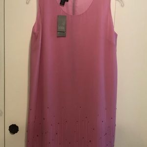 Sigrid Olsen Shift Dress Pink Mauve
